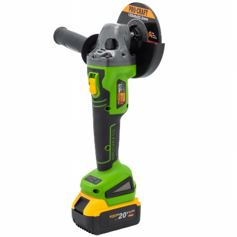 Aku úhlová bruska Procraft PWA216, 125mm | PWA216